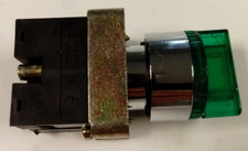 COMEPI ECX1282 Selettore Luminoso Verde 3 Posizioni + ECX 1050 Portalampada BA9s