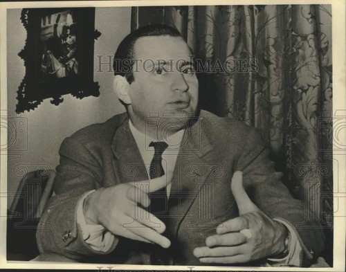 1957 press photo romano - press,