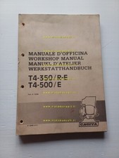 CAGIVA T4 350 R-E - 500 E 1987 manuale officina originale moto workshop manual