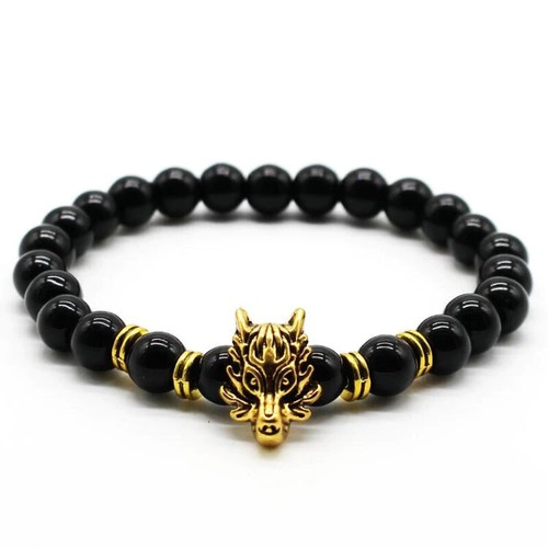 Bracciale braccialetto lupo - bracciale,