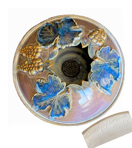 Borggen pottery ikebana flower - pottery,