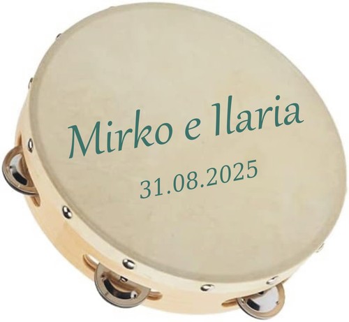 Tamburello personalizzato con - personalizzato,