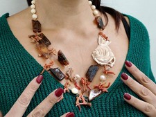 Collana donna corallo naturale