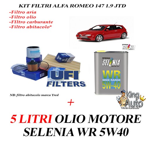 Kit tagliando filtri - filtri, ufi