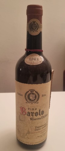 Vino barolo anno 1967 - 1967, riserva