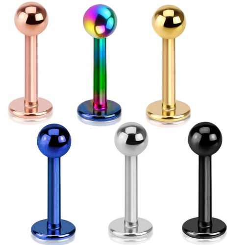 6er set singolarmente labret - set, o.singolarmente