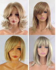 Parrucca Bionda Donne Corto