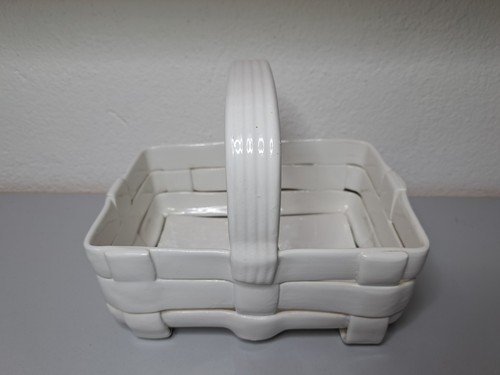 Cestino vintage intrecciato - vintage,