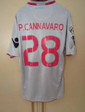 Maglia Napoli Paolo Cannavaro 2009-2010 Macron Football Shirt M Serie A Patch