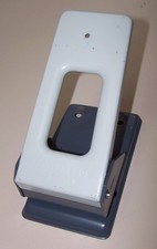 Solido perforatore (perforatrice) per carta, a due buchi, per alti spessori.