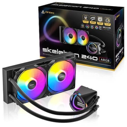 Antec skeleton 240 argb - skeleton, nero