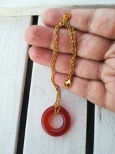 COLLANA CORNIOLA NATURALE IN