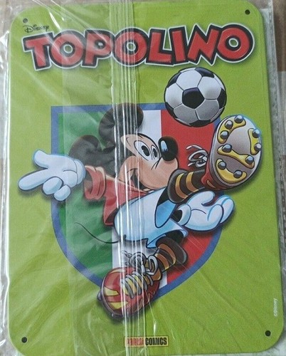 Topolino targa metallo - targa, in