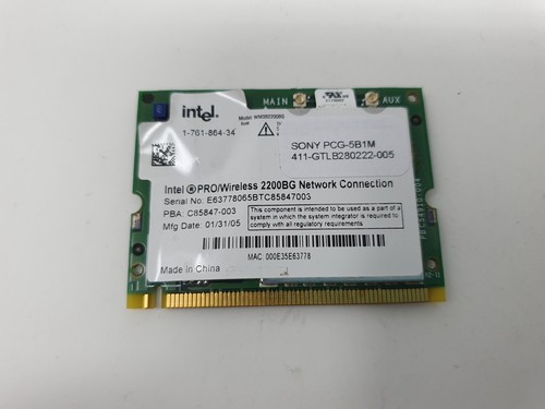 Sony pcg 5b1m scheda wifi - sony,