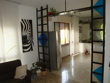 Parete divisoria legno nero e vetro fatto a mano - altezza MT.3 leggere descriz.