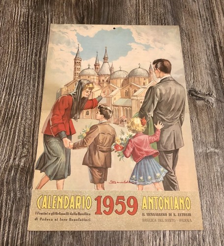 1959 calendario religioso - calendario,