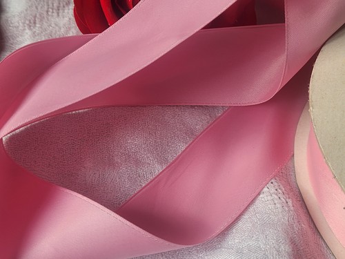 Nastro largo antico nylon rosa - nastro,