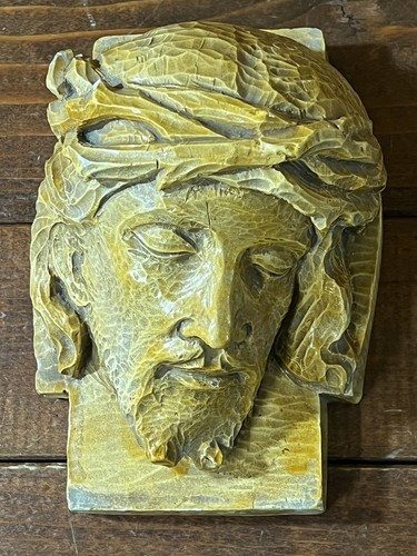 Statua volto gesù vintage - statua,