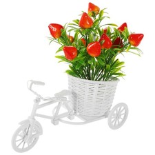  Fiore Finto Con Cestino Per