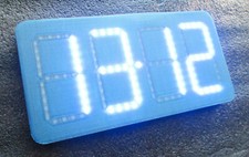 Orologio BELLO unico TEMPERATURA Radiocontrollato, sensore luminosità DIGITALE