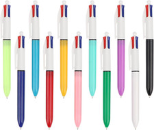 11 Pezzi Penna Multicolore, Penne Multicolore Tutto in Uno, Penne 4 Colori 4 in 