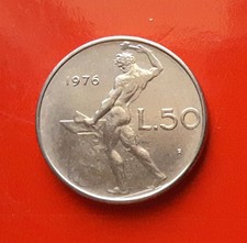50 LIRE 1976 ERRORE - MANCANZA