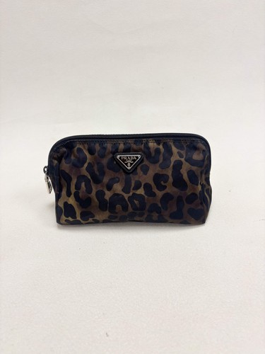 Prada trousse nylon - nylon, léopard