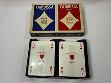 CARTE DA GIOCO / 2 x MAZZI - CAMBISSA TRIESTE / BRIDGE 202 POKER