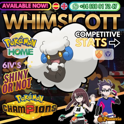 Whimsicott 6ivs shiny - whimsicott,