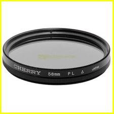58mm Filtro polarizzatore Cherry per obiettivi con vite M58 Polarizing filter