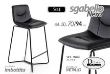 2 SGABELLO ALTO SEDIA CUCINA