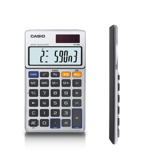 Casio 880 calcolatrice - casio, sl-880-n