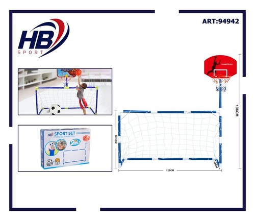 Sport set porta calcio - set, +