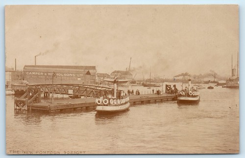 Cartolina rppc gosport - cartolina,