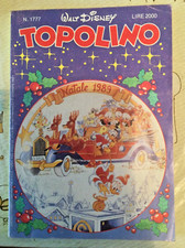 TOPOLINO 1777 Natale 1989 con cartella Tombola - LEGGERE BENE DESCRIZIONE