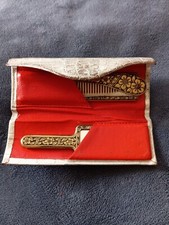 Vintage Hair Comb and Mirror