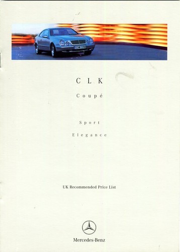 Mercedes benz clk coupè sport - mercedes-benz,