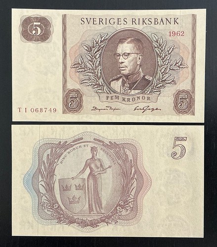 Svezia corone 1962 unc - 1962, p-50a
