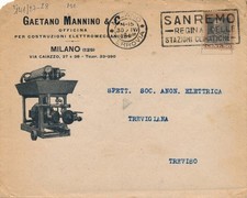 Italia 1928 Busta targhetta