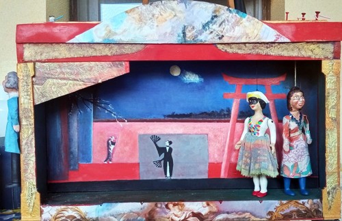 Teatrino con marionette - teatrino,