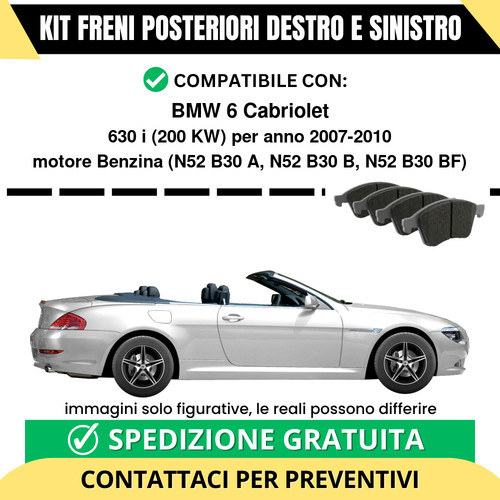 Pastiglie freno posteriori bmw - posteriori,