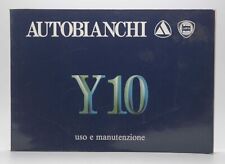 LANCIA AUTOBIANCHI Y10 1985 LIBRETTO USO MANUTENZIONE ISTRUZIONE MANUALE GUIDA