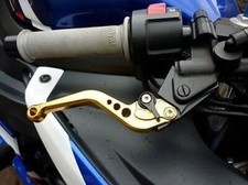 Yamaha R1 2004 2008 Leve Freno e Frizione Set Corto Oro Gara Strada Pista TS21