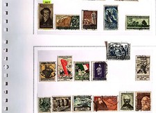 Francobolli Italia Repubblica 1952 Lotto 17 Valori Rari Usati Perfetti