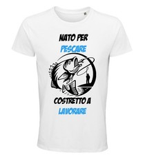 T-shirt Pesca, Divertente, lavoro, pescare, lavoro, scherzo, fun, meme, cotone.