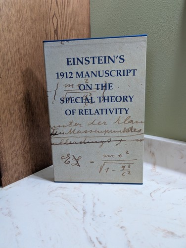 Einstein 1912 manuscript - 1912,