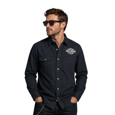 Harley davidson camicia nera - camicia,
