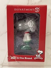 Department 56 Hole In One Hound Snoopy By Design Golf New NIB 