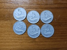 MONETA 5 LIRE 1954 DELFINO