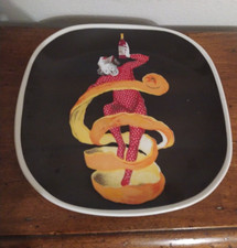 PIATTO CAMPARI PUBBLICITÀ RICHARD GINORI CERAMICA ITALY